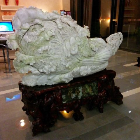 China-is-different-a-giant-cabbage-in-my-hotel-lobby