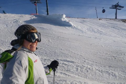 Jenny-skiing