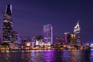 Ho Chi Minh Skyline at night