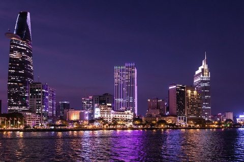 Ho Chi Minh Skyline at night
