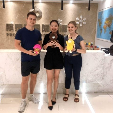 Niamh with her work colleagues