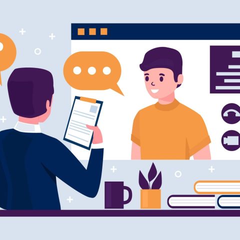 Interview Vector Art